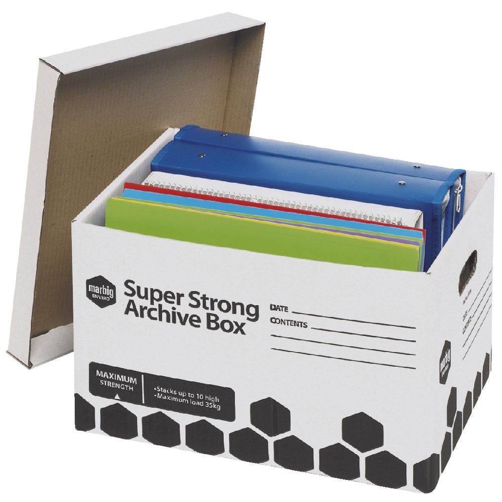 Marbig Super Strong Archive Boxes 2 Pack