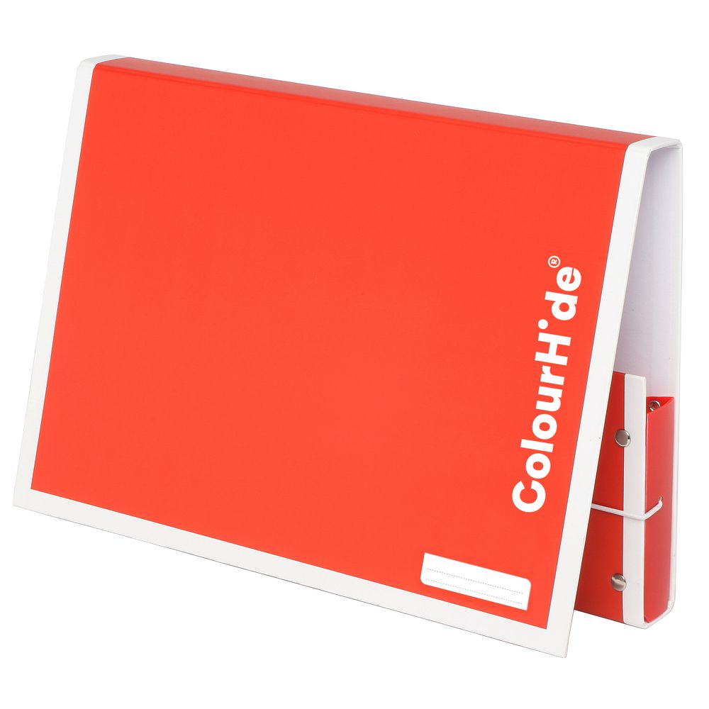 ColourHide My Handy Document Box A4 Red