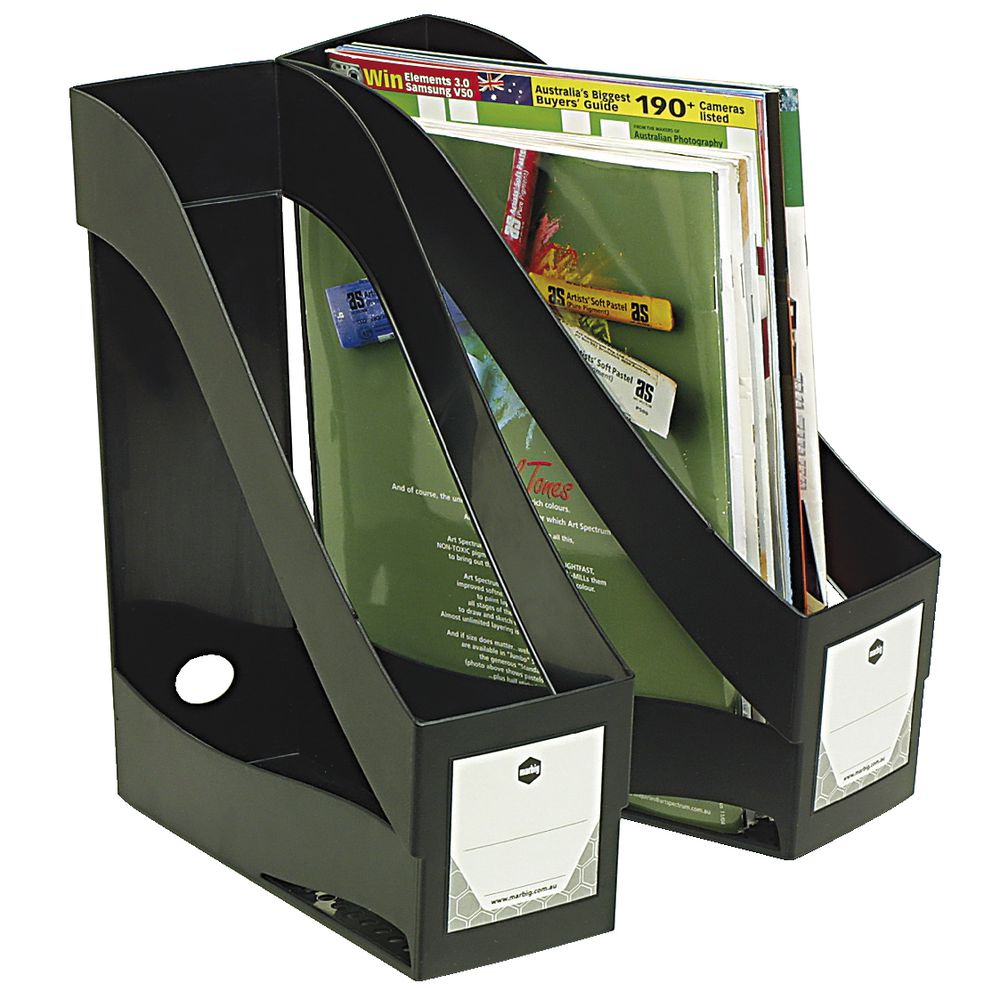 Marbig Enviro Magazine Holder Black