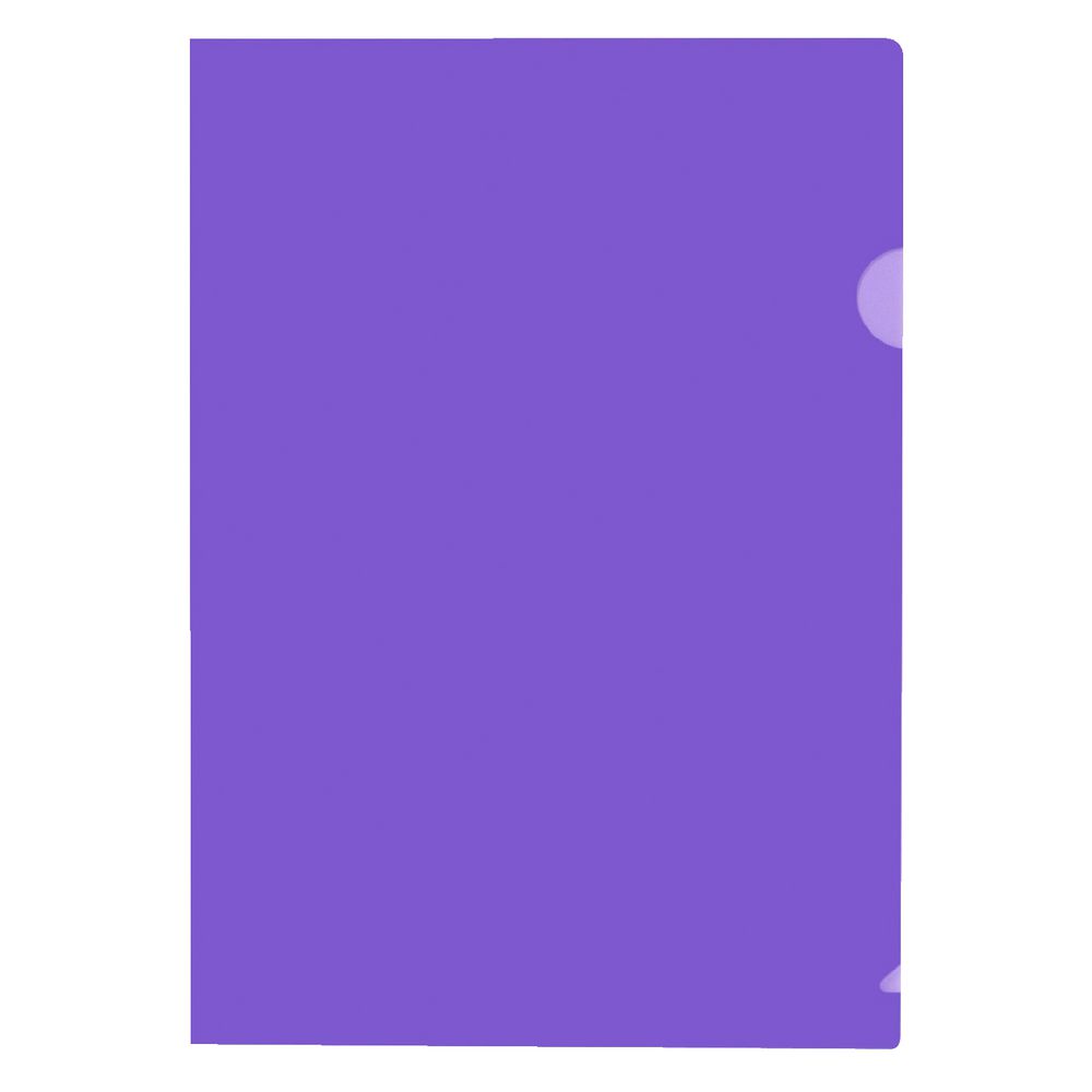 Marbig Ultra A4 Letter Files Purple 100 Pack