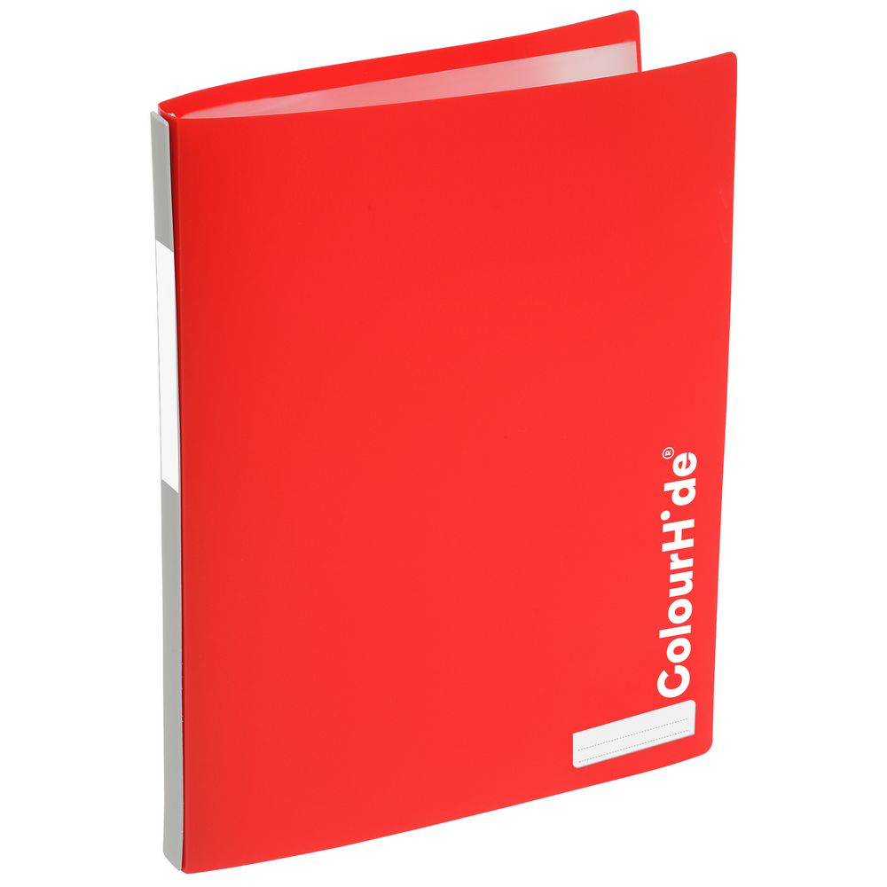 ColourHide My Refillable Display Book A4 20 Pocket Red