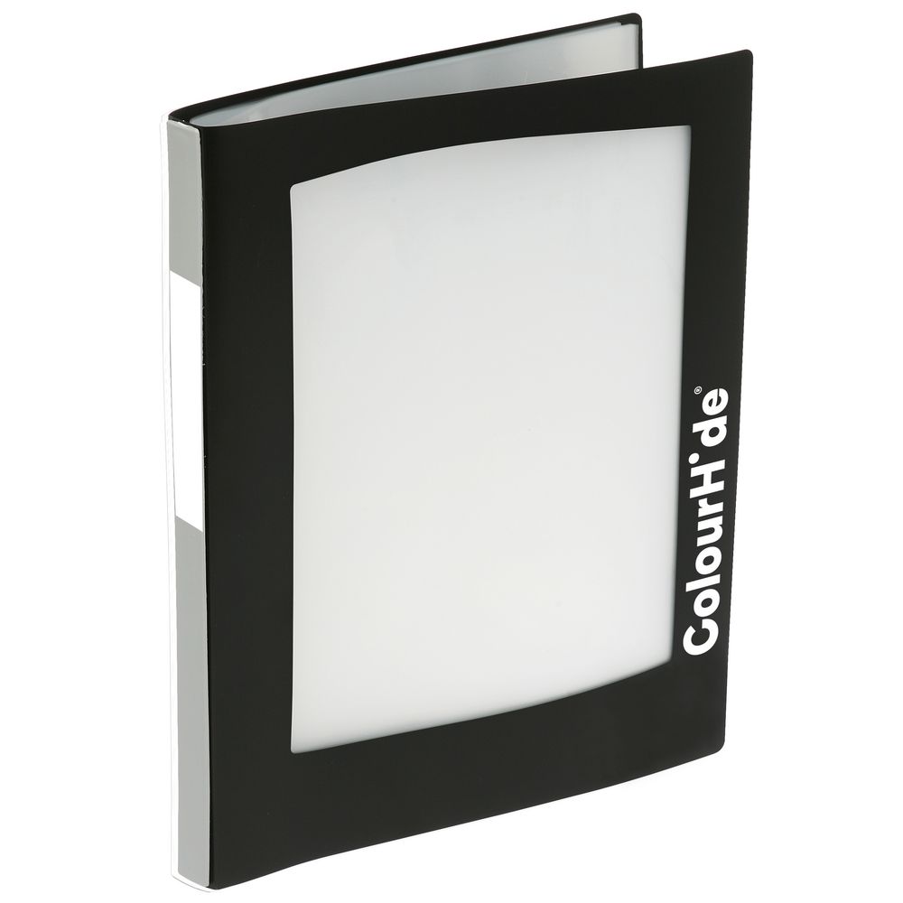 ColourHide A4 Insert Display Book 20 Pocket Refillable Black