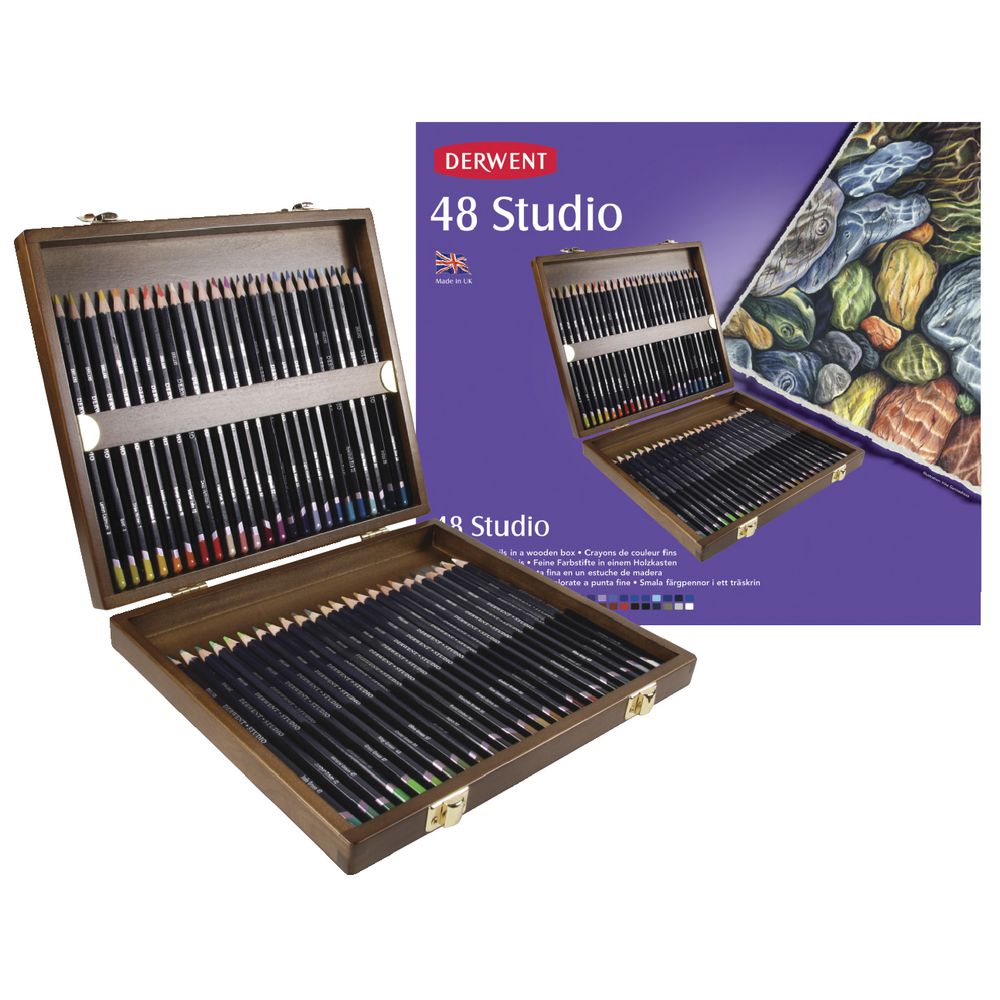 Derwent Studio Coloured Pencils 48 Pack
