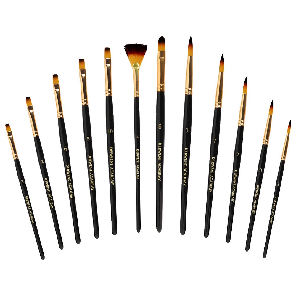 Derwent Academy Taklon Paintbrush Small