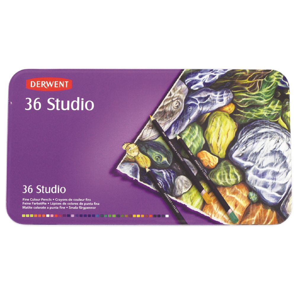 Derwent Studio Coloured Pencils 36 Pack