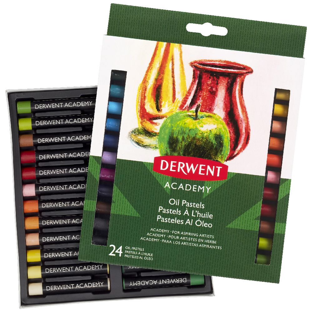 Derwent Academy Oil Pastels 24 Pack