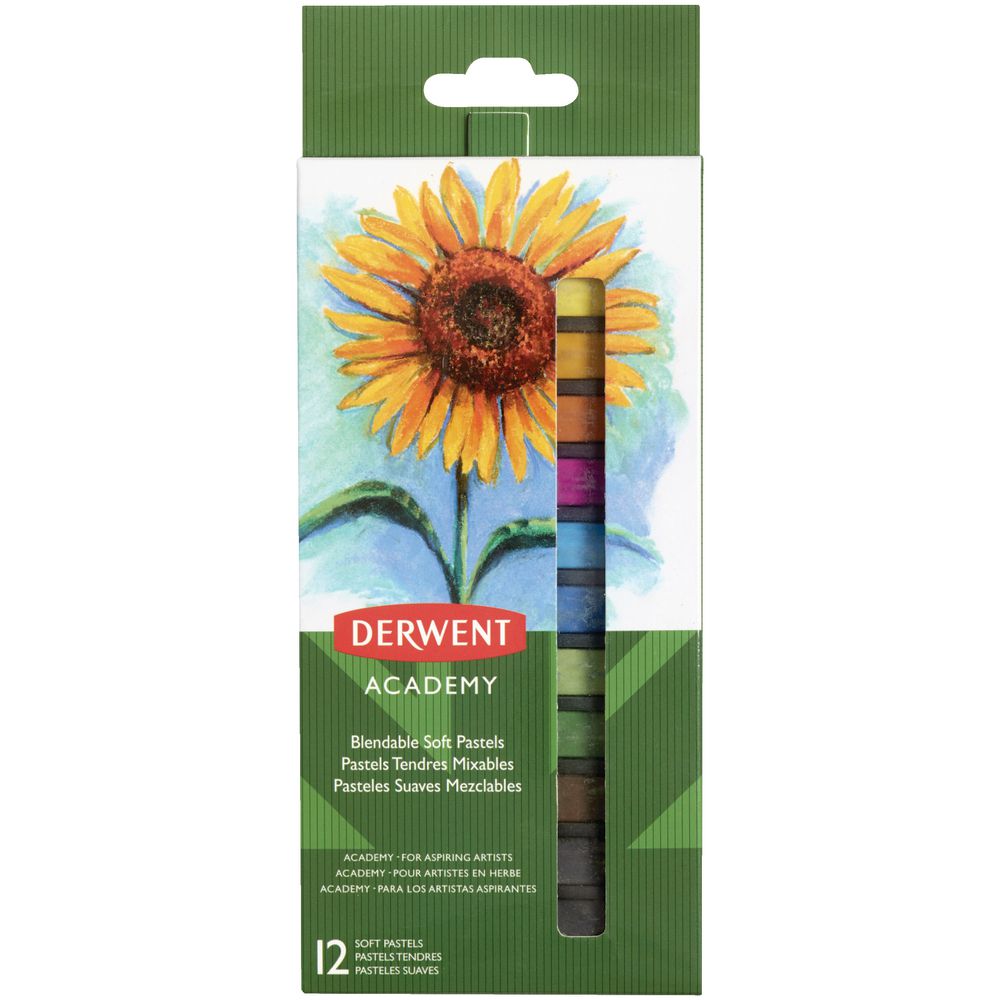 Derwent Academy Soft Pastels 12 Pack