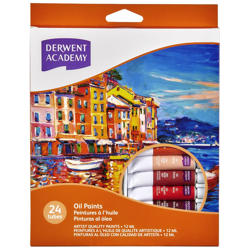 Derwent Academy Oil Paints 24 Pack