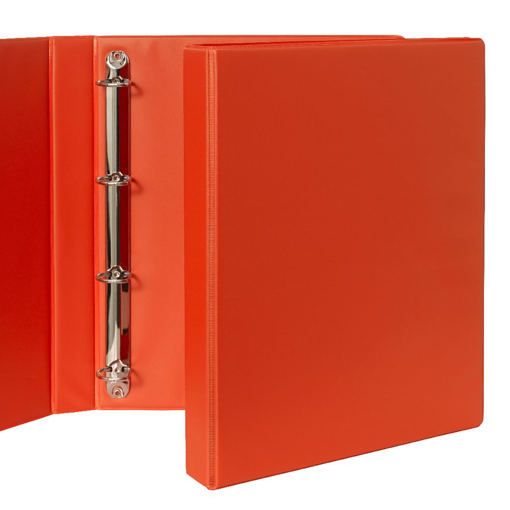 Binder A4 4 D-Ring 25mm Orange