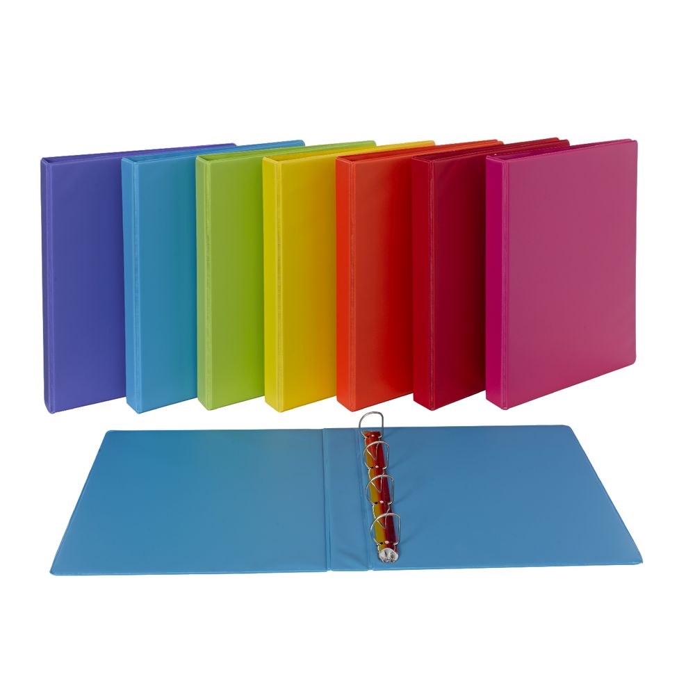 Binder A4 4 D-Ring 25mm Purple