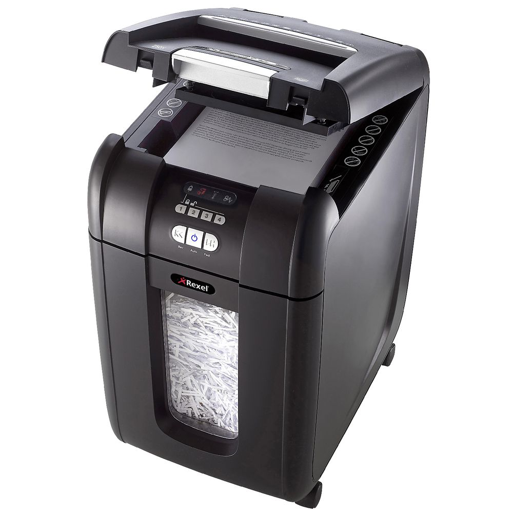 Rexel Stack & Shred Auto Feed Cross Cut Shredder 200X