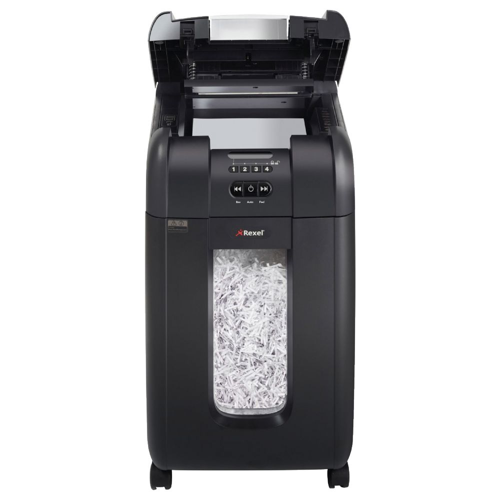 Rexel Stack & Shred Auto Feed Cross-cut Shredder 300X