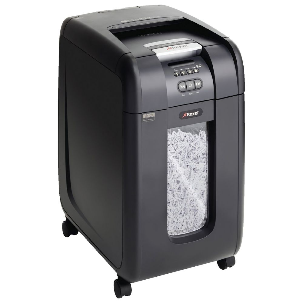 Rexel Stack & Shred Auto Feed Cross-cut Shredder 300X