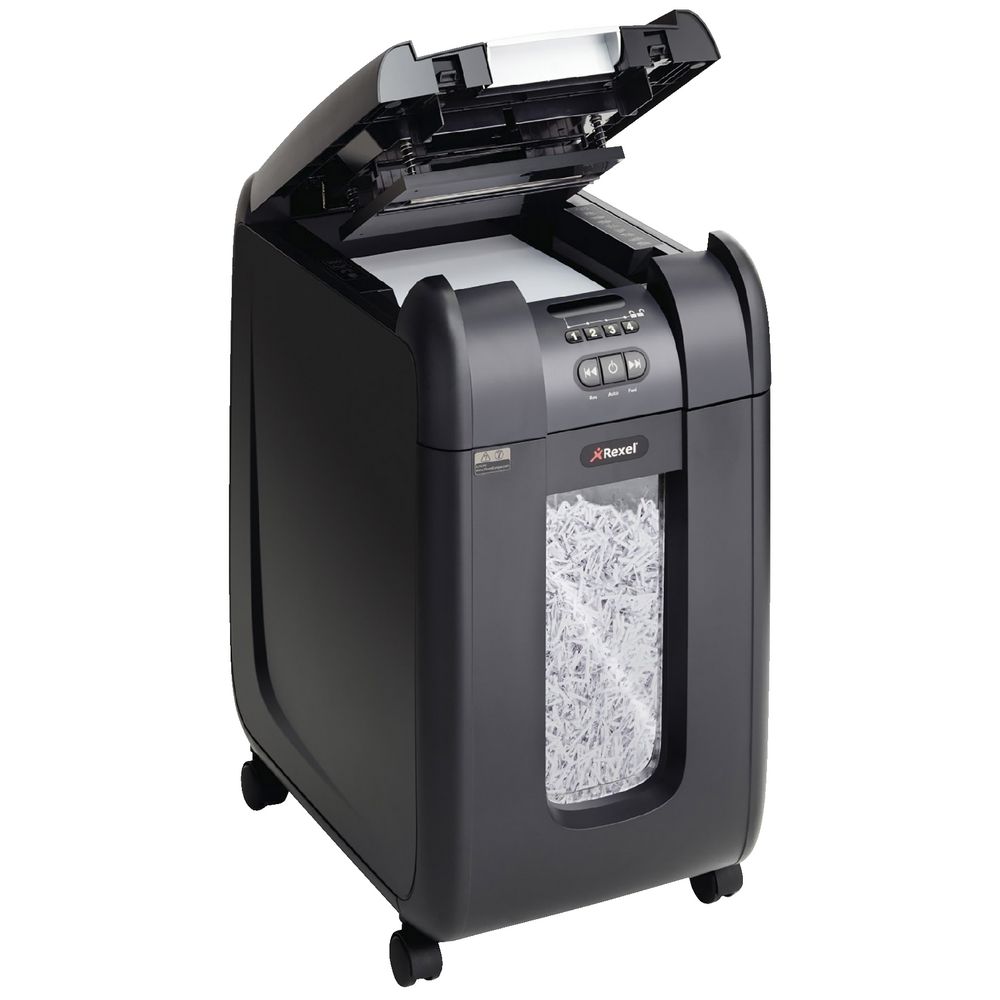 Rexel Stack & Shred Auto Feed Cross-cut Shredder 300X