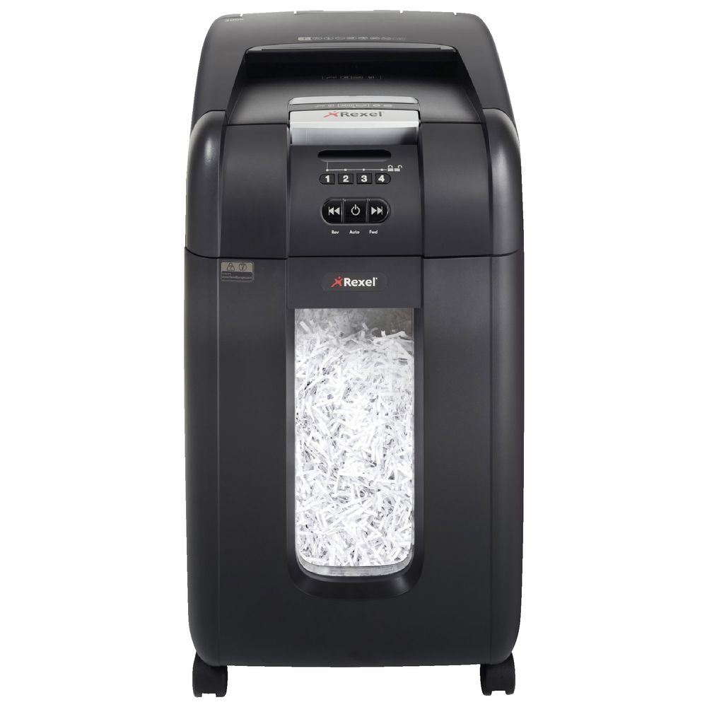 Rexel Stack & Shred Auto Feed Cross-cut Shredder 300X