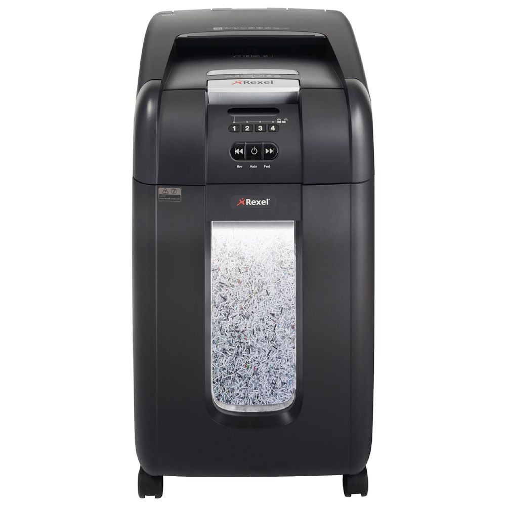Rexel Stack and Shred Auto Feed Shredder 300M