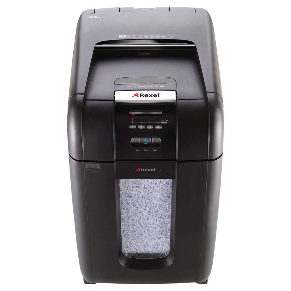 Rexel Stack and Shred Auto Feed Shredder 300M