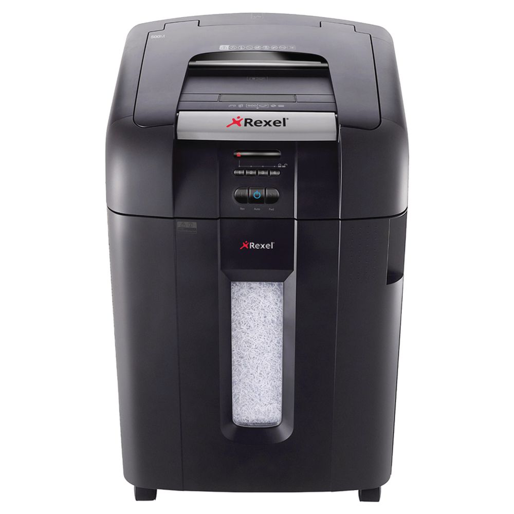 Rexel Stack and Shred Auto Feed Shredder 500M