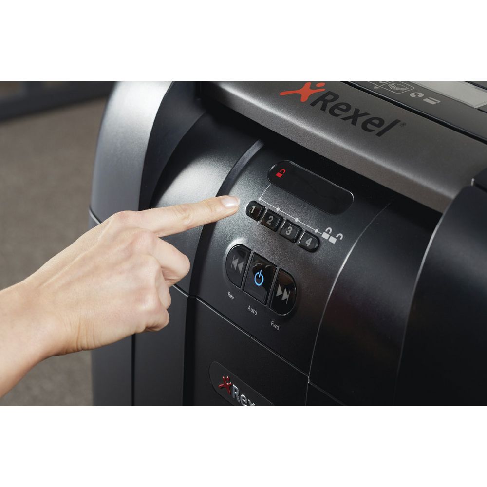 Rexel Stack & Shred Auto Feed Cross-cut Shredder 500X