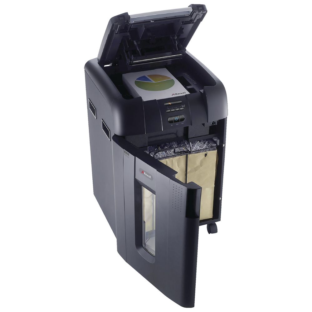 Rexel Stack & Shred Auto Feed Cross-cut Shredder 500X