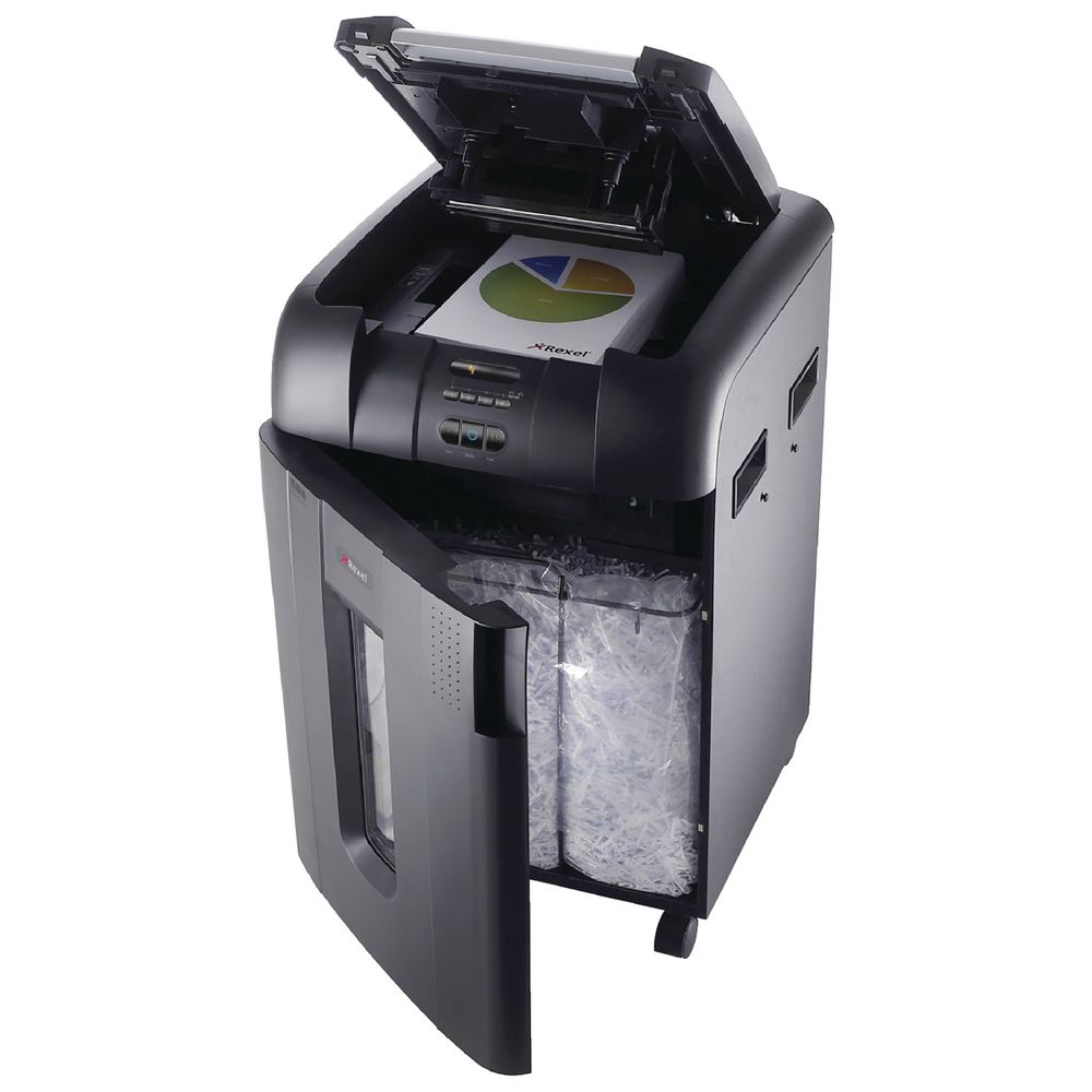 Rexel Stack & Shred Auto Feed Cross-cut Shredder 500X