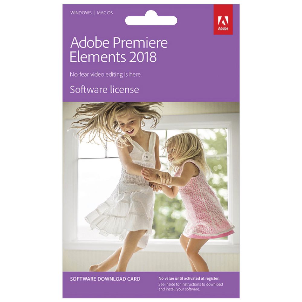 Adobe Premiere Elements 2018 Card