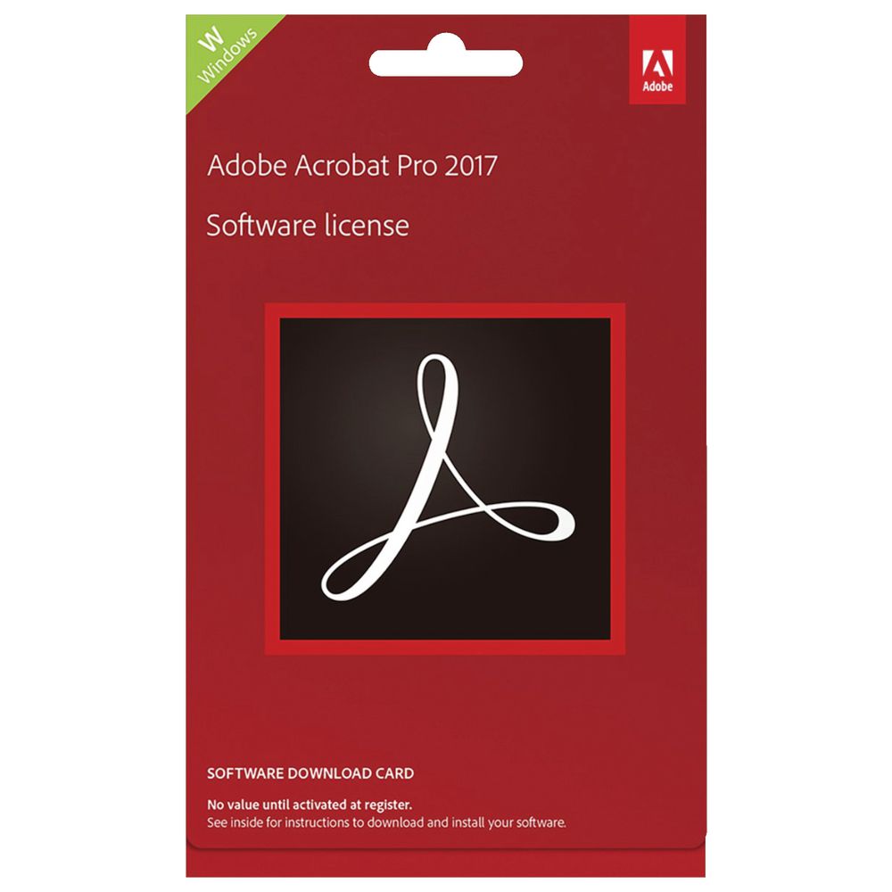 Adobe Acrobat Pro 2017 Windows Edition Download