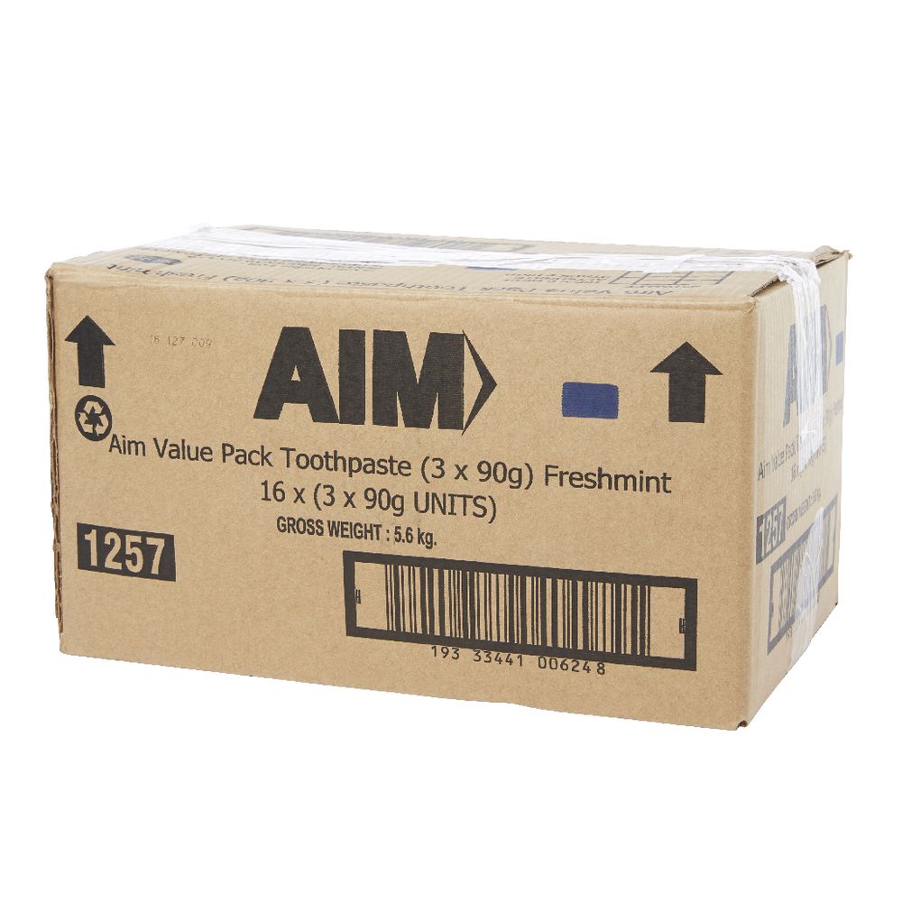 Pentel Aim Freshmint Toothpaste 16 x 3 Pack