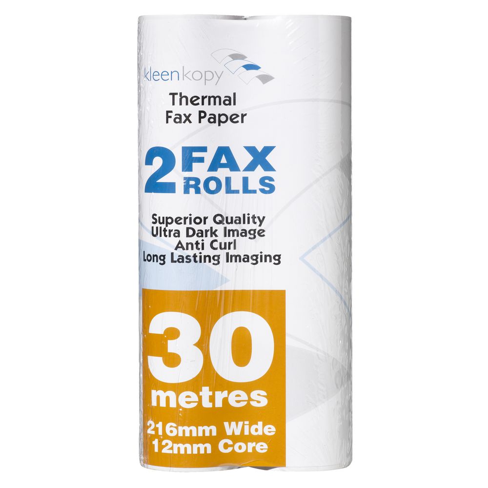 Kleen Kopy Thermal Fax Paper 2 Pack