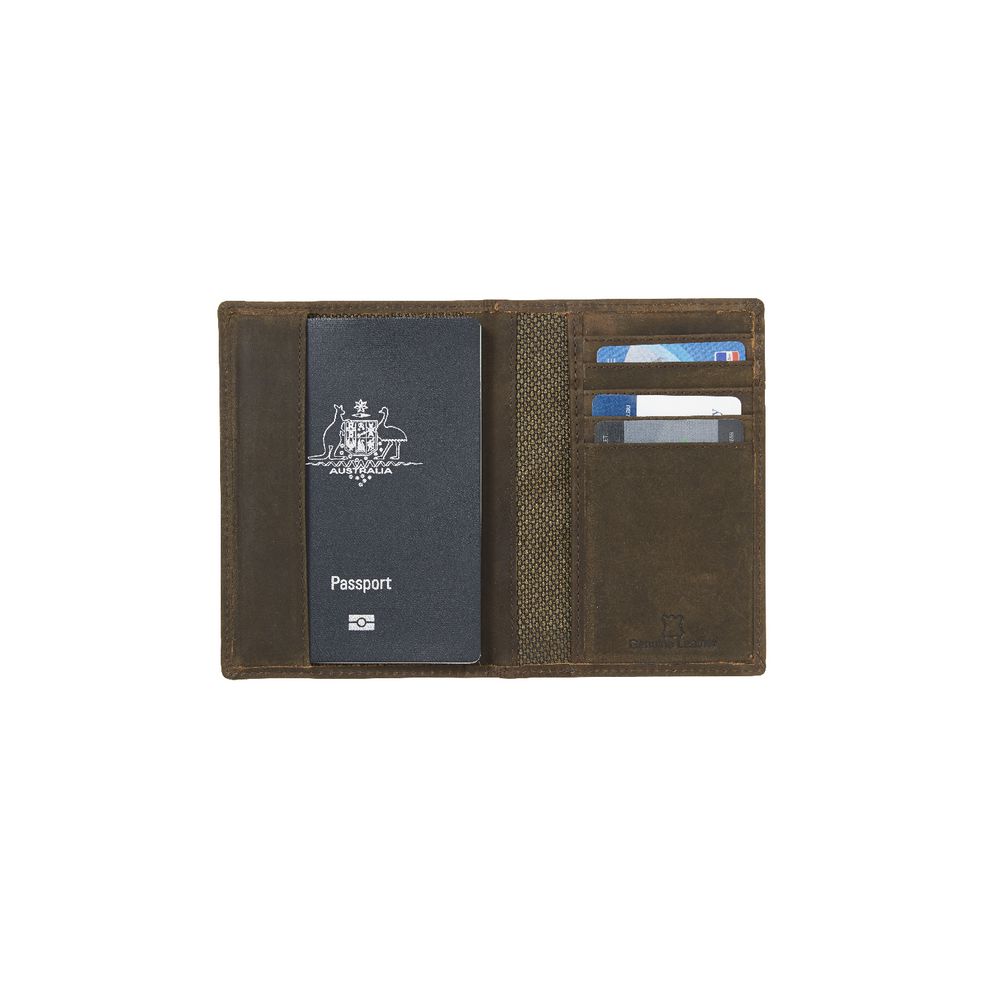 Ampersand Leather Passport Holder