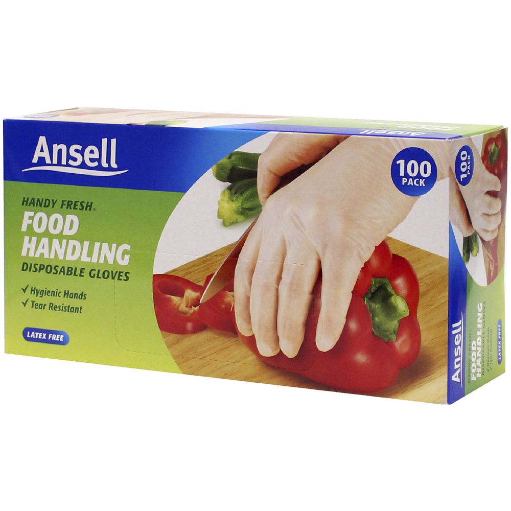 Ansell Handy Fresh Disposable Gloves 100 Pack