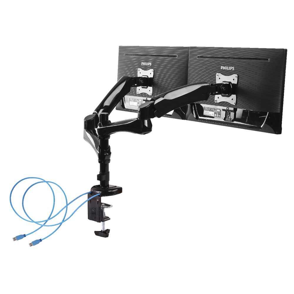 Brateck Dual Counterbalance LCD VESA Desk Mount