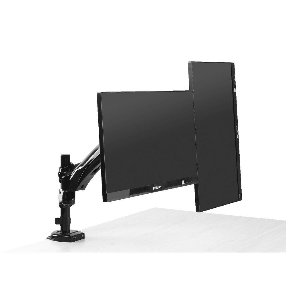 Brateck Dual Counterbalance LCD VESA Desk Mount