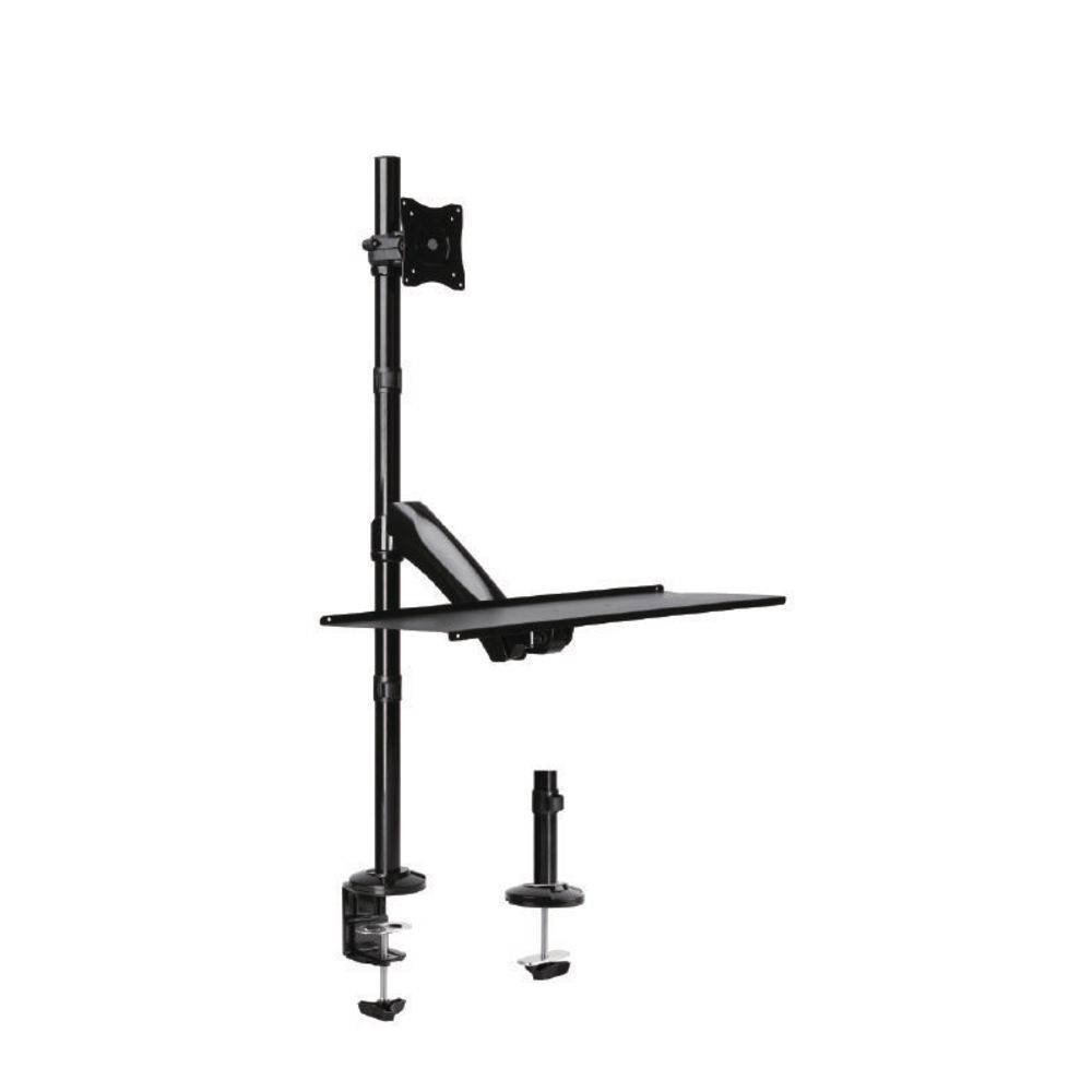 Brateck Single Monitor Sit Stand Workstation DWS01-C01