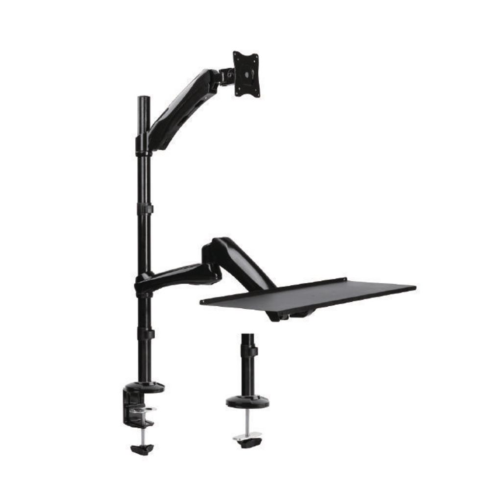 Brateck Single Monitor Sit Stand Workstation DWS01-C02