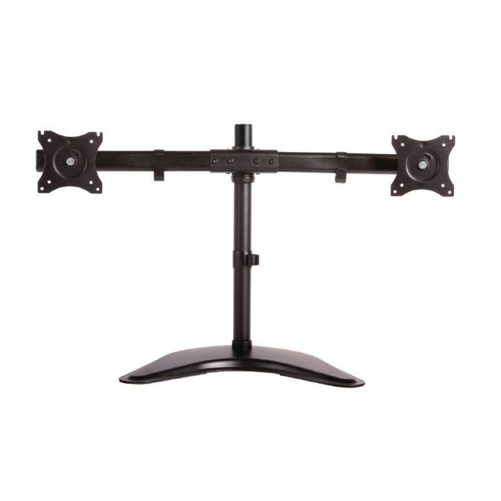 Brateck Essential Dual Monitor Desktop Stand LDT08-T02