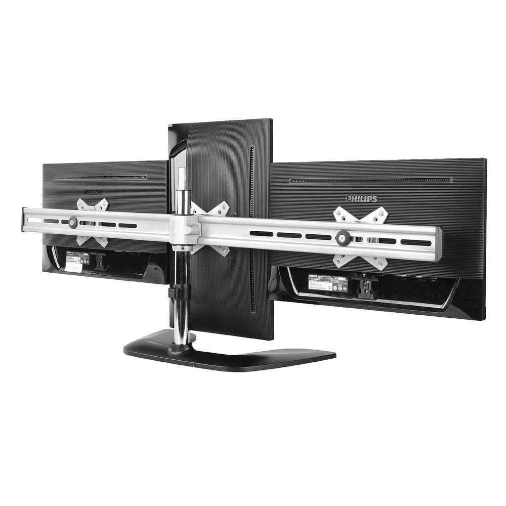 Brateck Free Standing Triple Monitor Stand