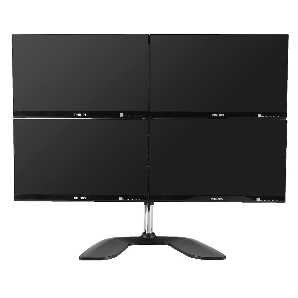 Brateck Free Standing 4 Monitor Stand