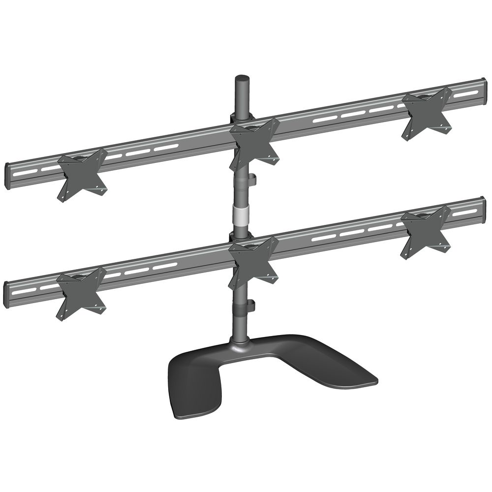 Brateck Free Standing 6 Monitor Stand
