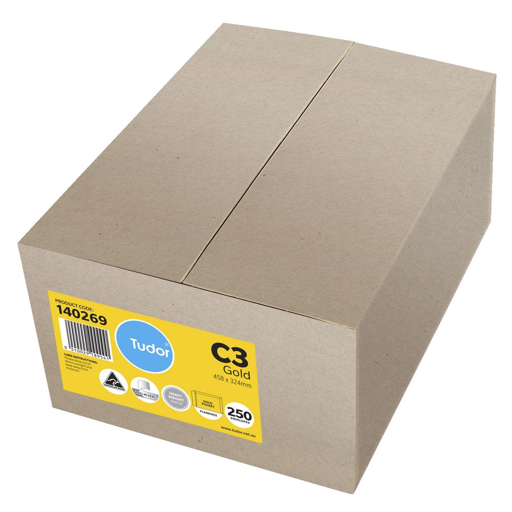 Tudor C3 Gold Envelopes 250 Pack