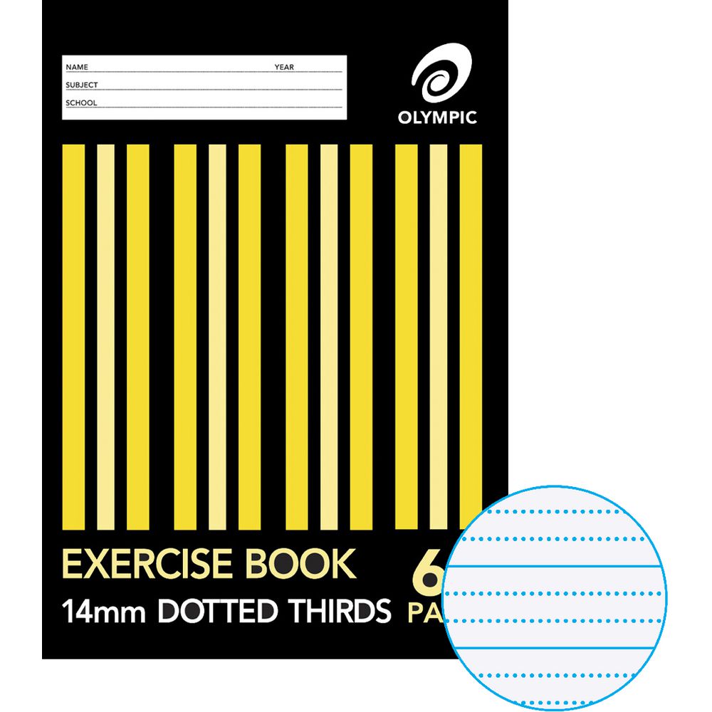 Olympic Dotted Thirds Exercise Book 14mm