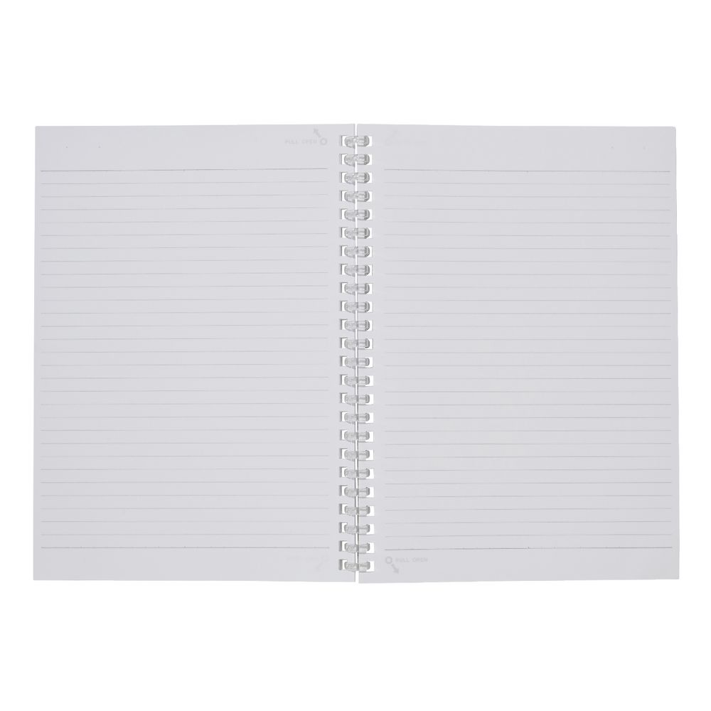 Aqua Drops Twinkle Twist Ring A5 Notebook Blue 30 Page