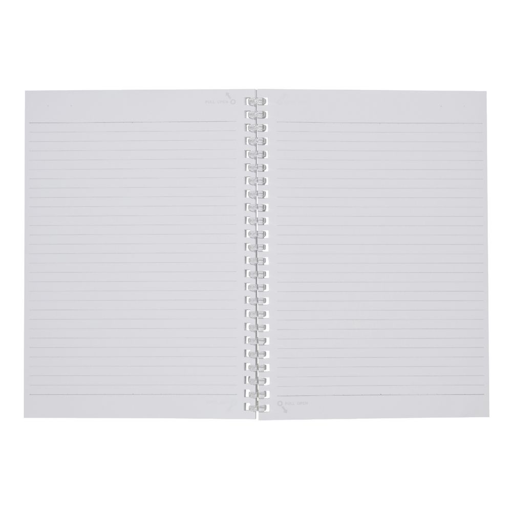 Aqua Drops Twinkle Twist Ring A5 Notebook Clear 30 Page