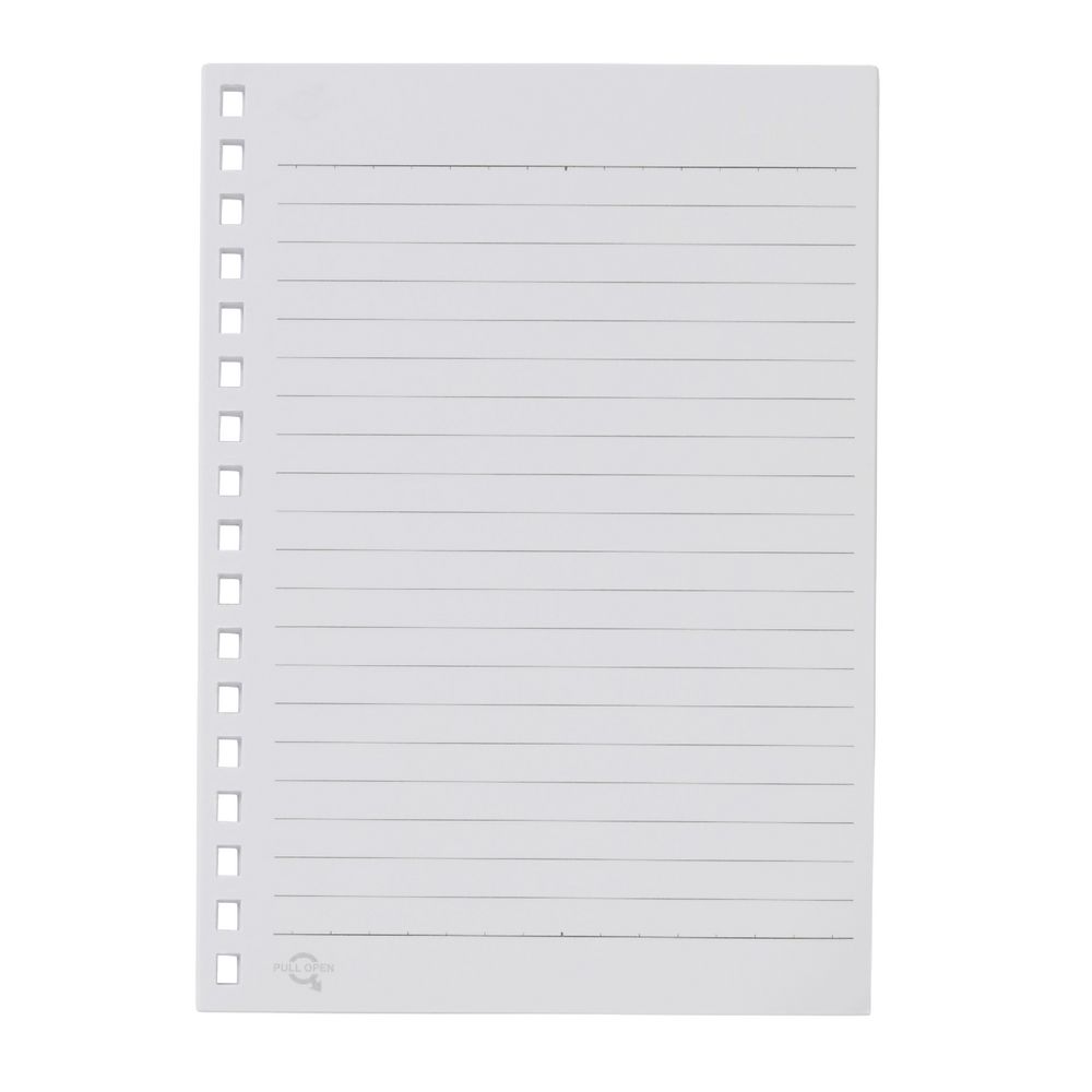 Aqua Drops Twinkle Twist Ring A6 Notebook 6mm Ruled Refills