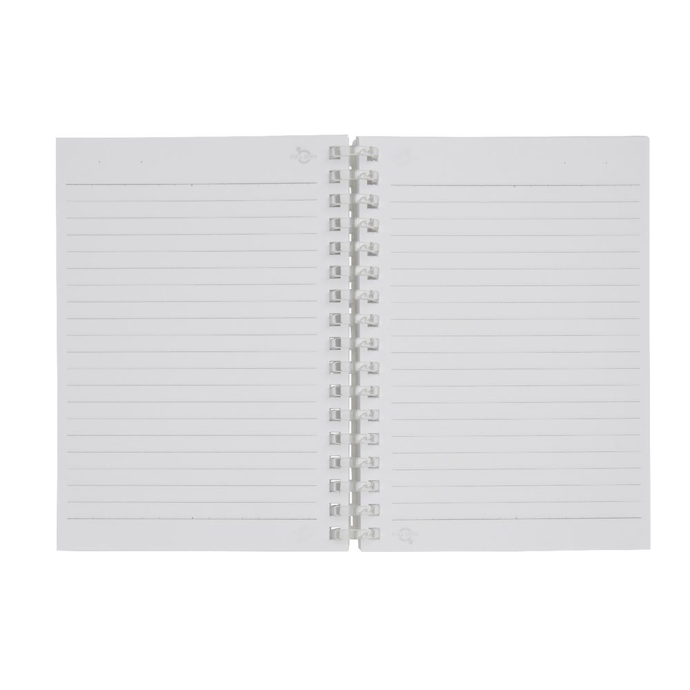 Aqua Drops Twinkle Twist Ring A6 Notebook Yellow 70 Page
