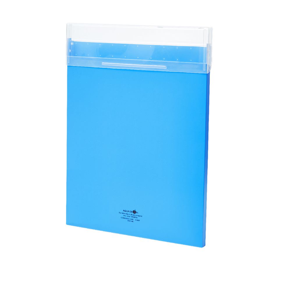 Aqua Drops A3 Document Box Blue