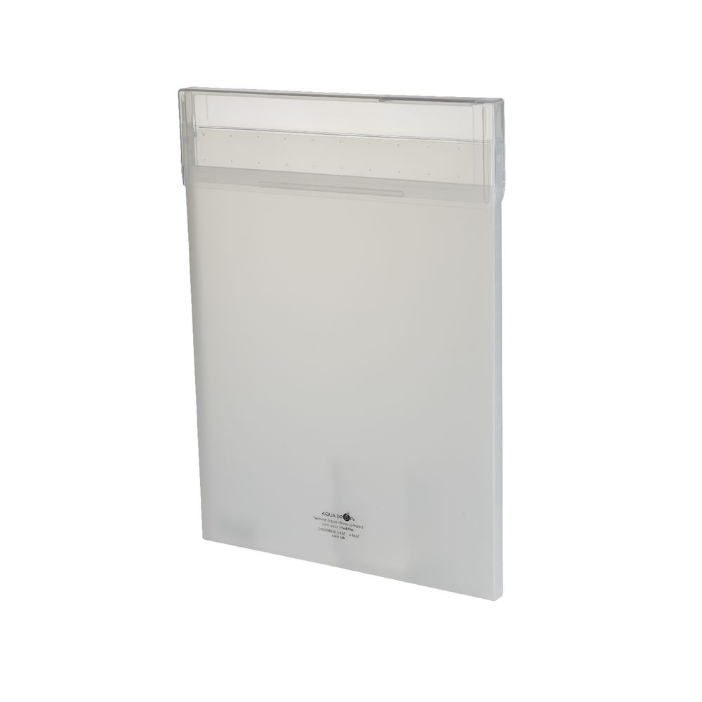 Aqua Drops A3 Document Box Clear