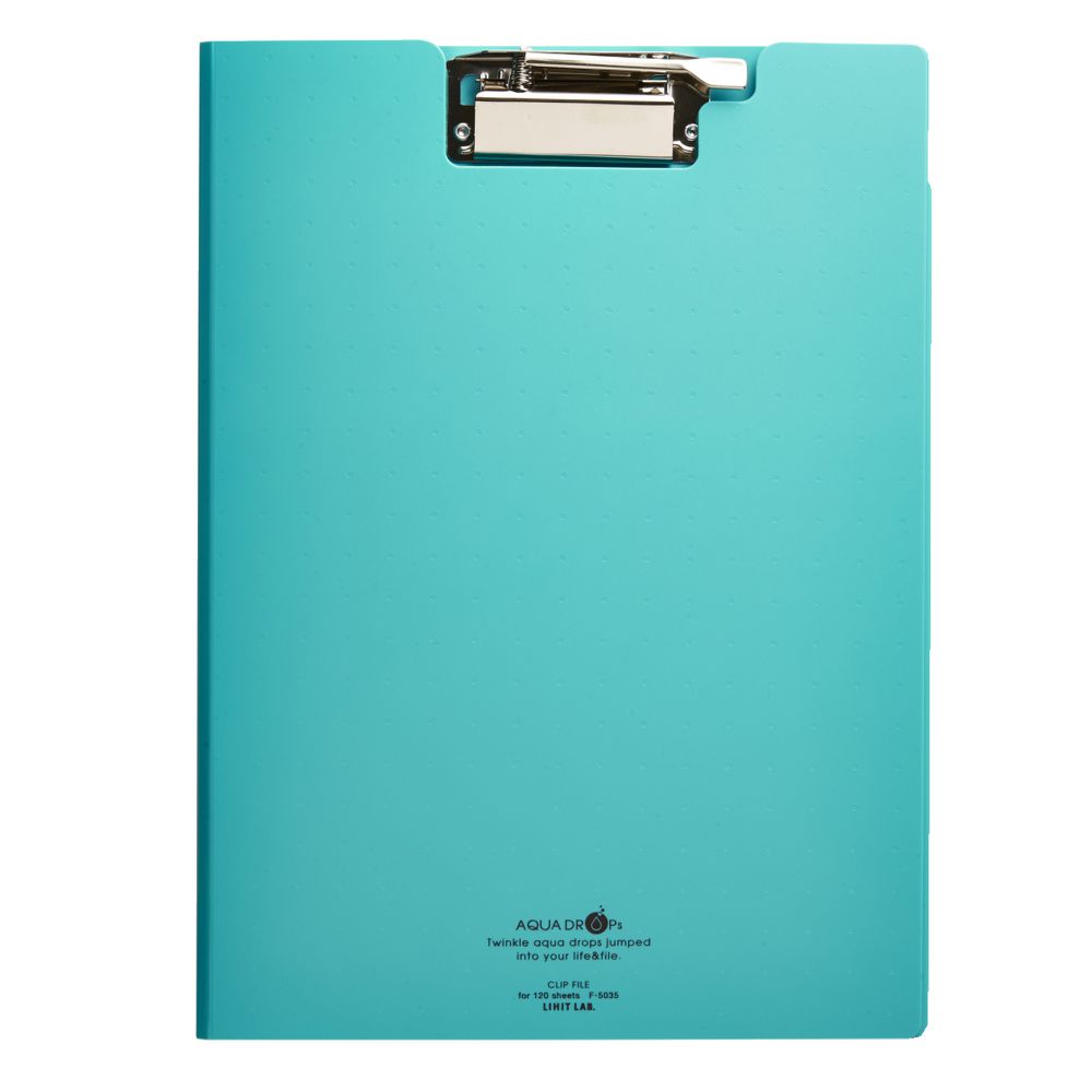Aqua Drops Clipfolder A4 Green