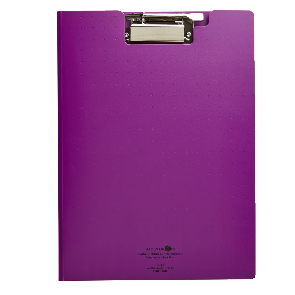 Aqua Drops Clipfolder A4 Purple