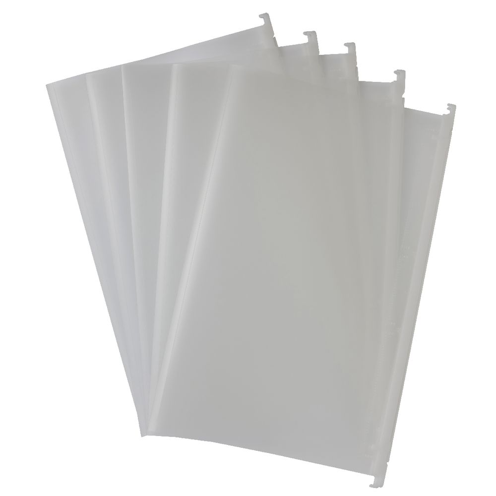 Aqua Drops Suspension File Foolscap Clear 5 Pack